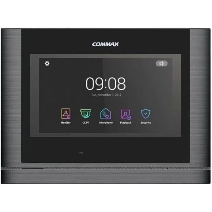 Абонентский монитор COMMAX CMV-70MX/VZ Black Smog CMV-70MX TEMHOE CEPEBPO BVZ